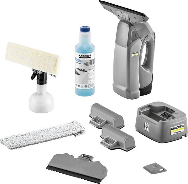 Produktbild: K&auml;rcher Professional WVP 10 Adv *EU Fenstersauger Schwarz Anzahl mitgelieferte Akkus 2