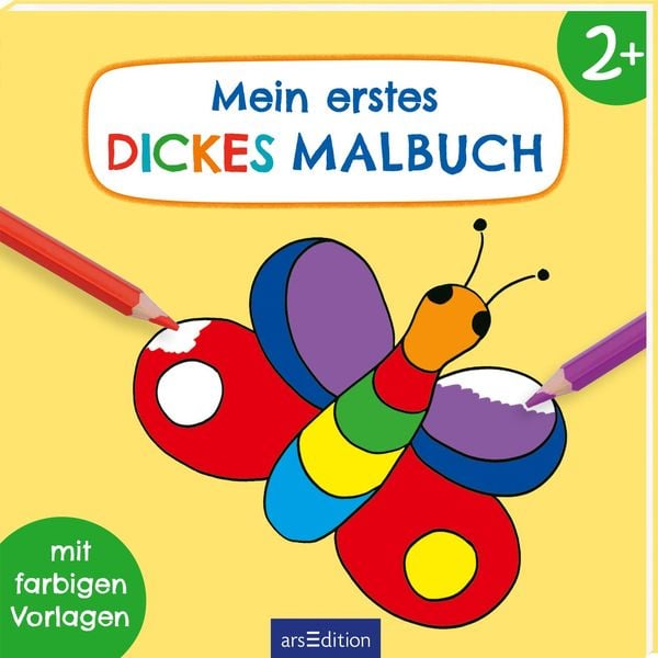 Mein erstes dickes Malbuch ab 2, Taschenbuch von Barbara Gerlach, arsedition, 978-3-7607-8375-8