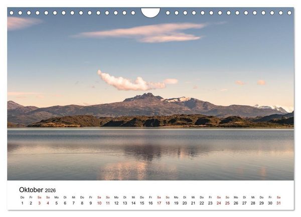 Produktbild: Patagonien, Torres del Paine Nationalpark: Am Rand der Welt (Wandkalender 2026 DIN A4 quer), CALVENDO Monatskalender