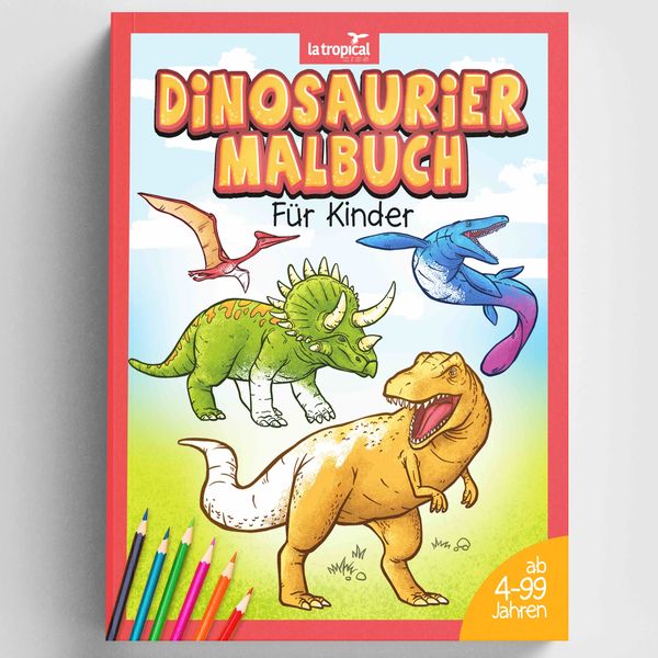 Produktbild: Dinosaurier Malbuch f&uuml;r Kinder