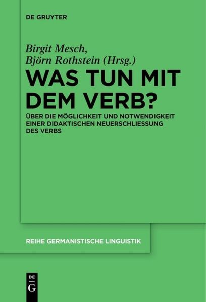 Produktbild: Was tun mit dem Verb?