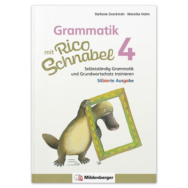 Produktbild: Grammatik mit Rico Schnabel, Klasse 4 - silbierte Ausgabe