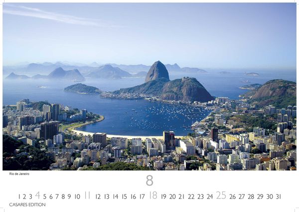 Produktbild: World Capitals 2024 L 35x50cm