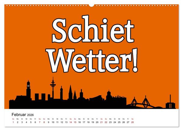 Produktbild: Hamburger Schnack (hochwertiger Premium Wandkalender 2026 DIN A2 quer), Kunstdruck in Hochglanz
