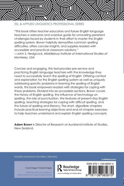 Produktbild: Understanding and Teaching English Spelling