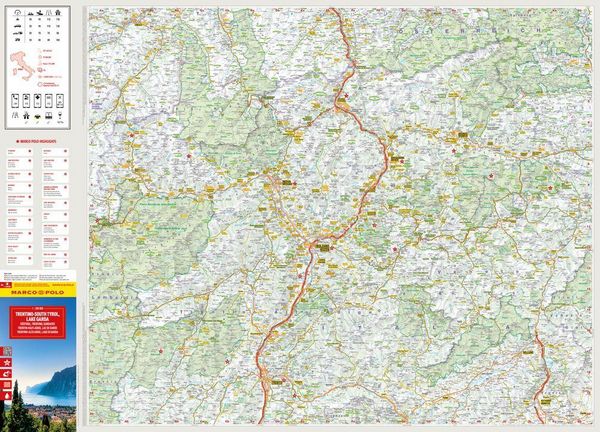 Produktbild: MARCO POLO Reisekarte Italien 03 S&uuml;dtirol, Trentino, Gardasee 1:200.000