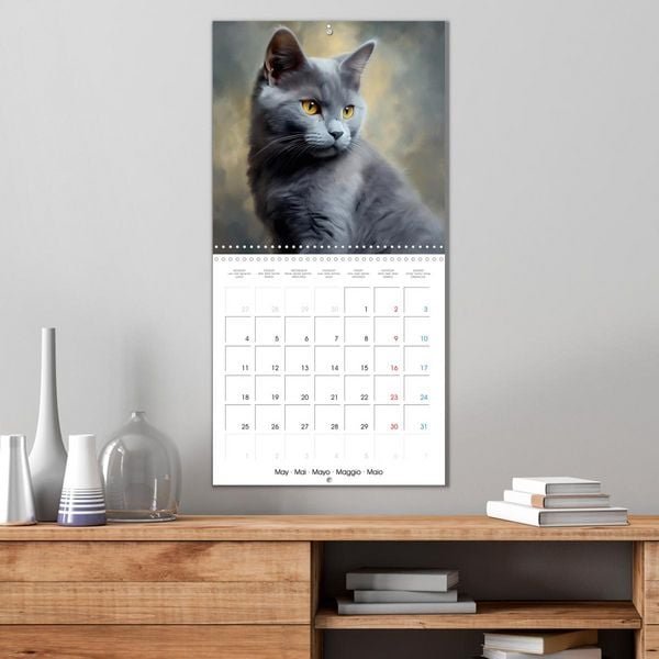 Produktbild: Illustrations Chatons (Calendrier mural carr&eacute; 2026 30x30 cm) Calendrier double avec une page pour vos prises de notes