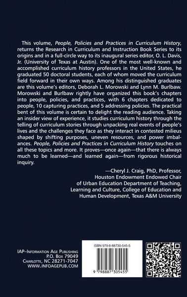 Produktbild: Reflections on People, Policy, and Practices in Curriculum History