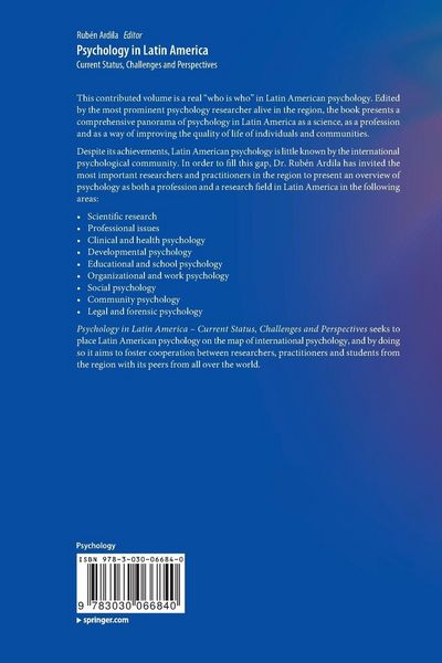Produktbild: Psychology in Latin America