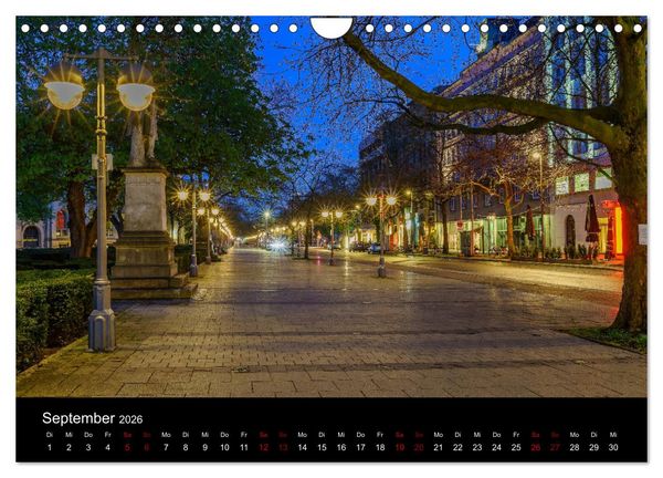 Produktbild: Hannover bei Nacht 2026 (Wandkalender 2026 DIN A4 quer), CALVENDO Monatskalender