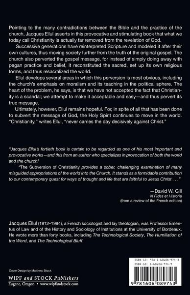 Produktbild: The Subversion of Christianity