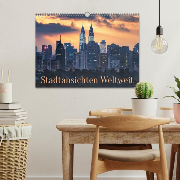 Produktbild: Stadtansichten Weltweit (Wandkalender 2026 DIN A3 quer), CALVENDO Monatskalender
