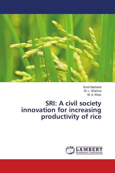 Produktbild: SRI: A civil society innovation for increasing productivity of rice