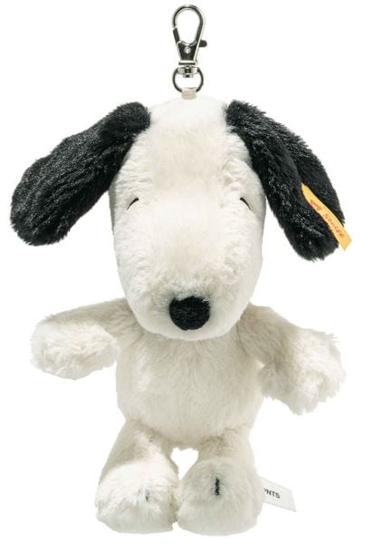 Steiff 024726 - Snoopy Anhänger, 15 cm, Plüsch-Hund aus der Comicserie Peanuts