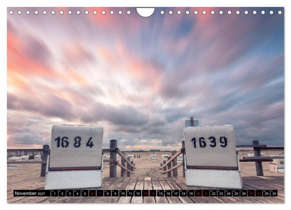 Produktbild: Sankt Peter Ording Sandstrand (Wandkalender 2027 DIN A4 quer), CALVENDO Monatskalender