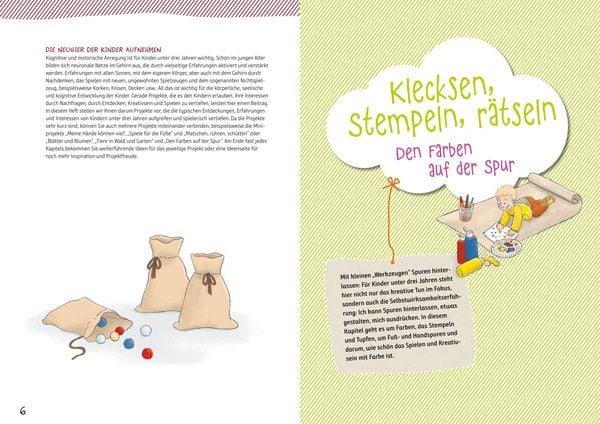 Produktbild: Krippenkinder in Aktion - 10 tolle Mini-Projekte