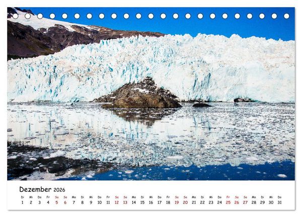 Produktbild: Alaska und Yukon, endlose Freiheit erleben (Tischkalender 2026 DIN A5 quer), CALVENDO Monatskalender