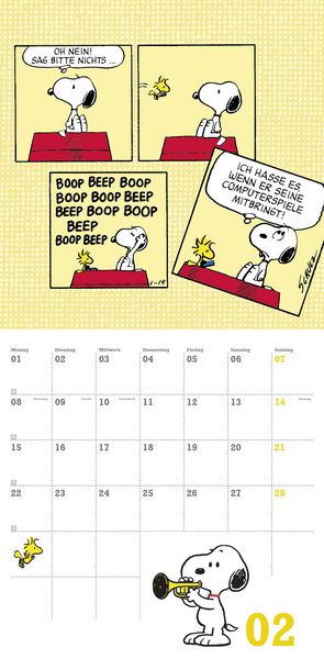 Produktbild: Peanuts Broschurkalender