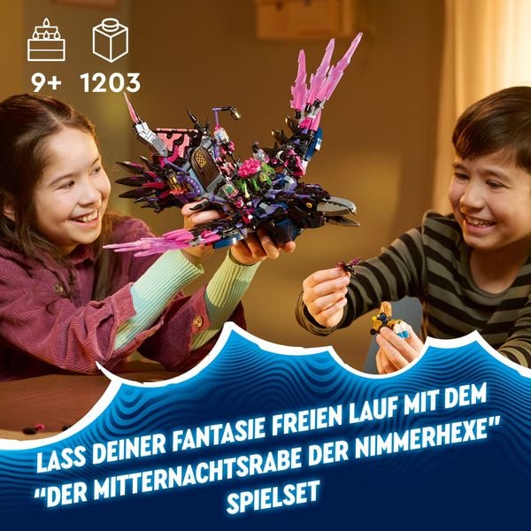 Produktbild: LEGO DREAMZzz Der Mitternachtsrabe der Nimmerhexe, Spielzeugtier 71478