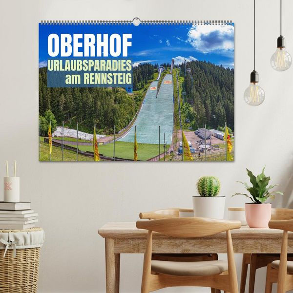 Produktbild: Oberhof - Urlaubsparadies am Rennsteig (Wandkalender 2026 DIN A2 quer), CALVENDO Monatskalender