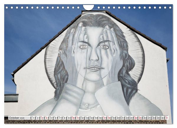 Produktbild: COLOGNE STREETART GALLERY (Wall Calendar 2026 DIN A4 landscape), CALVENDO 12 Month Wall Calendar