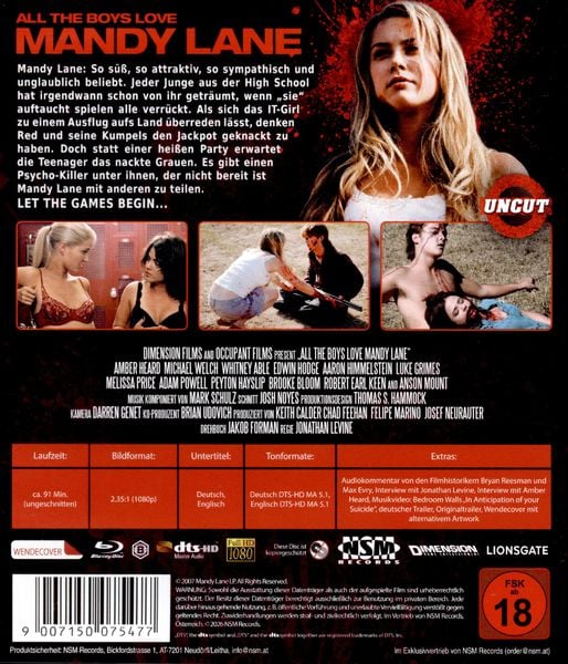 Produktbild: All the Boys Love Mandy Lane (uncut)