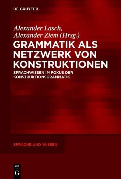 Produktbild: Grammatik als Netzwerk von Konstruktionen
