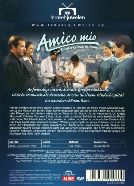 Produktbild: Amico Mio - Die Kinderklinik in Rom - Staffel 2/Fernsehjuwelen [3 DVDs]