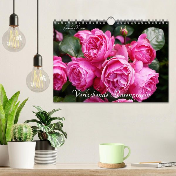 Produktbild: Verlockende Rosenpracht (Wandkalender 2026 DIN A4 quer), CALVENDO Monatskalender