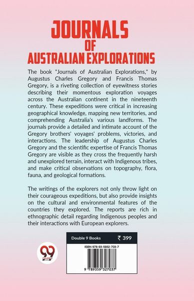 Produktbild: Journals of Australian Explorations