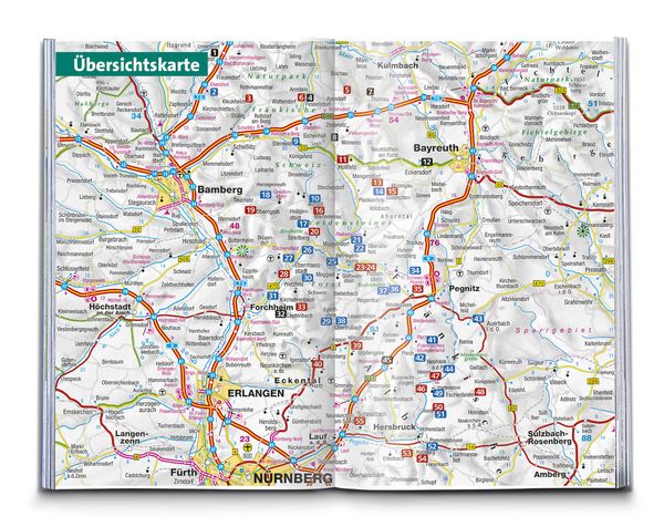 Produktbild: KOMPASS Wanderführer Fränkische Schweiz mit Oberem Maintal und Hersbrucker Schweiz, 55 Touren mit Extra-Tourenkarte