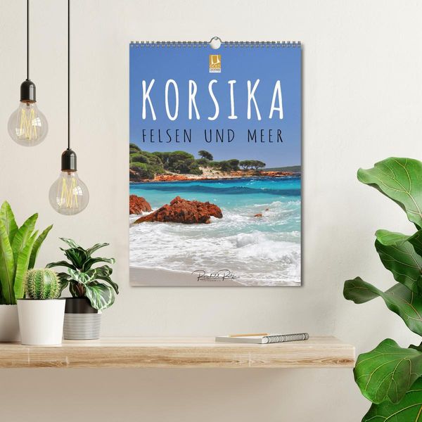 Produktbild: Korsika - Felsen und Meer (Wandkalender 2026 DIN A3 hoch), CALVENDO Monatskalender