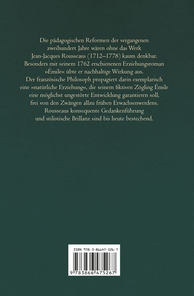 Produktbild: &Eacute;mile oder &Uuml;ber die Erziehung