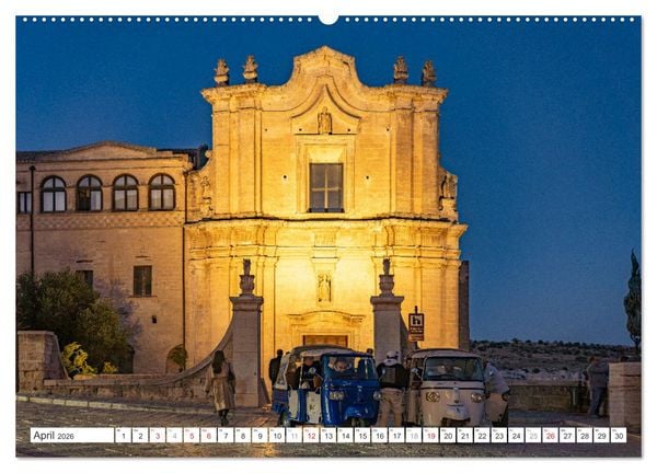 Produktbild: Italiens Welterbe Matera (hochwertiger Premium Wandkalender 2026 DIN A2 quer), Kunstdruck in Hochglanz