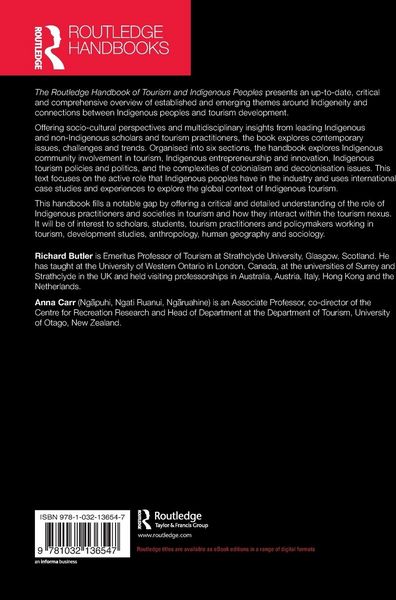 Produktbild: The Routledge Handbook of Tourism and Indigenous Peoples