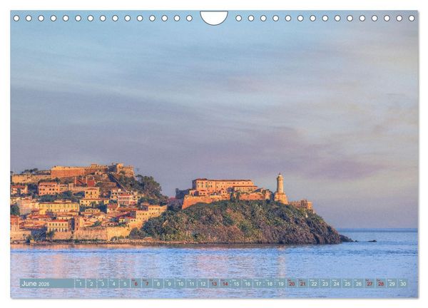 Produktbild: Elba in Italy - The Mediterranean dream island for romantics (Wall Calendar 2026 DIN A4 landscape), CALVENDO 12 Month Wall Calendar