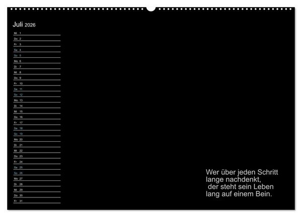 Produktbild: Mein Pers&ouml;nlicher Kalender (Wandkalender 2026 DIN A2 quer), CALVENDO Monatskalender