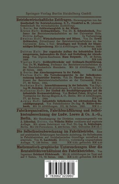Produktbild: Die getrennte doppelte Erfolgsrechnung