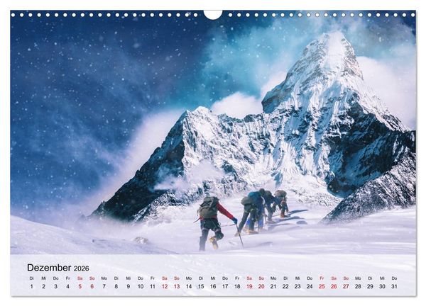 Produktbild: Gipfelabenteuer - wenn der Berg ruft (Wandkalender 2026 DIN A3 quer), CALVENDO Monatskalender