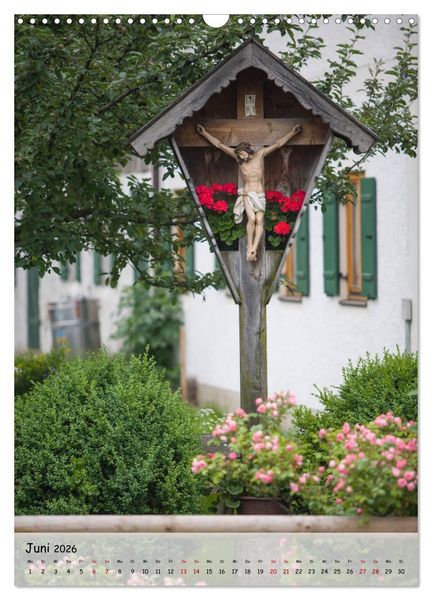 Produktbild: Feldkreuze im bayerischen Oberland (Wandkalender 2026 DIN A3 hoch), CALVENDO Monatskalender