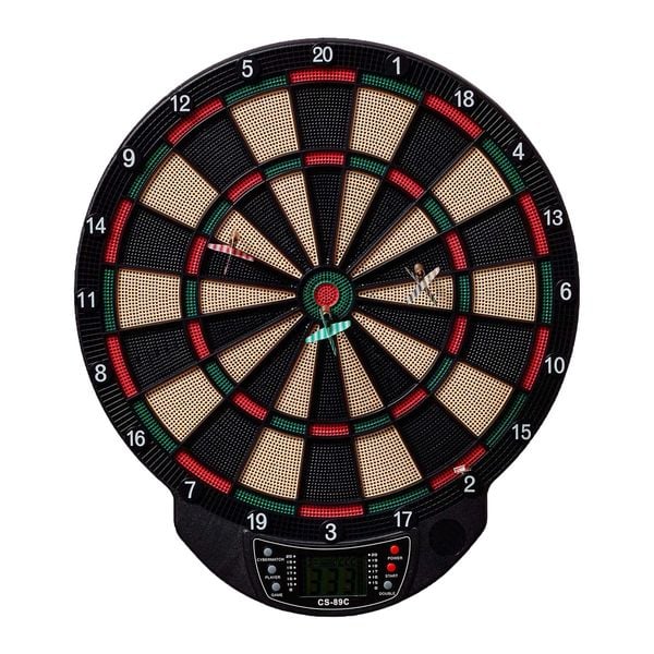 BEST Sporting Dartscheibe Bristol elektrisch mit LCD Anzeige 21 Spiele 65 Varianten