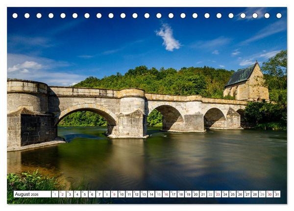 Produktbild: Unterwegs im Werratal (Tischkalender 2026 DIN A5 quer), CALVENDO Monatskalender