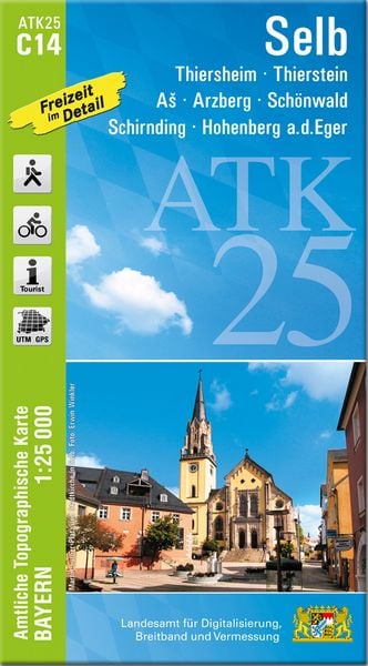 Produktbild: ATK25-C14 Selb (Amtliche Topographische Karte 1:25000)