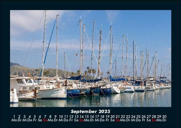 Produktbild: Boote 2025 Fotokalender DIN A5
