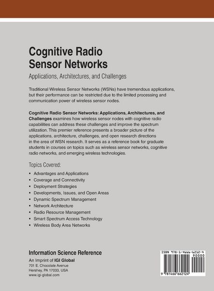 Produktbild: Cognitive Radio Sensor Networks