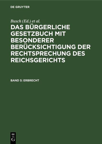 Produktbild: Erbrecht