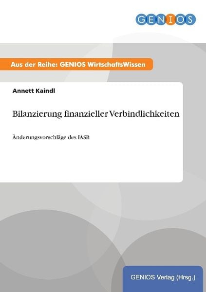 Produktbild: Bilanzierung finanzieller Verbindlichkeiten