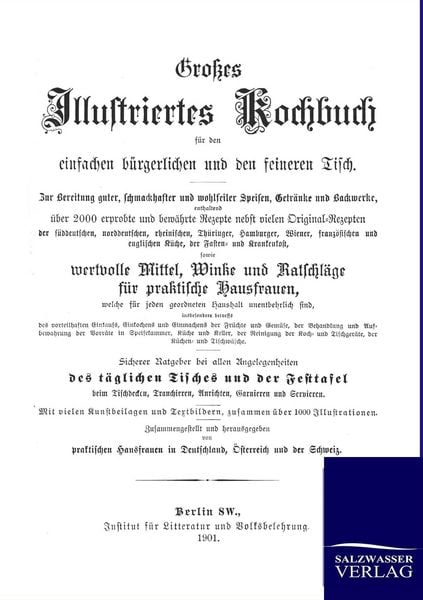 Produktbild: Gro&szlig;es Illustriertes Kochbuch