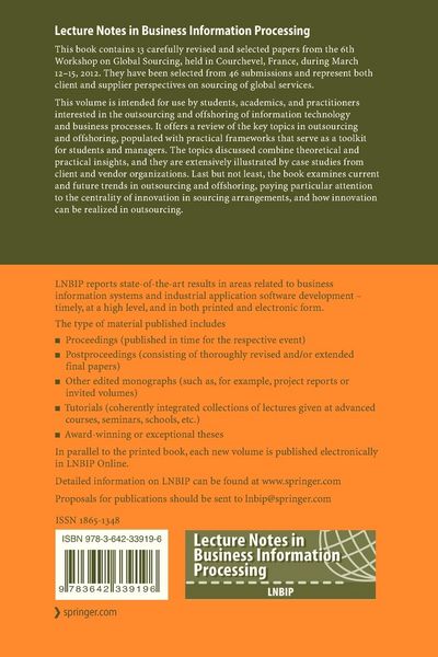 Produktbild: The Dynamics of Global Sourcing: Perspectives and Practices