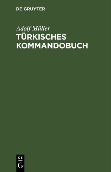 Produktbild: T&uuml;rkisches Kommandobuch